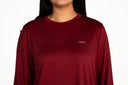 Light weight top - Burgundy